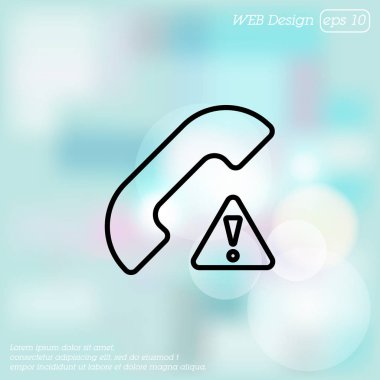 Uyarı arama simgesi