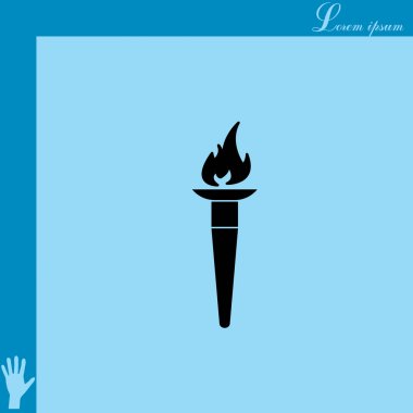 Olimpiyat Meşalesi alev simgesi