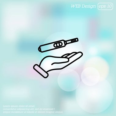 Hamilelik testi elinde