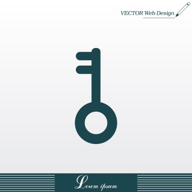 Anahtar basit simgesi