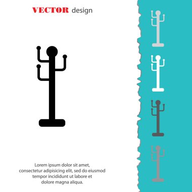 Raf askı düz simgesi