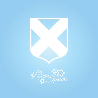 Düz simgesi ile kalkan