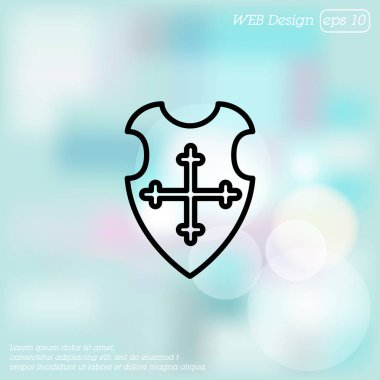 kalkan satırı simgesi