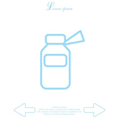 İlaç şişesi satırı simgesi