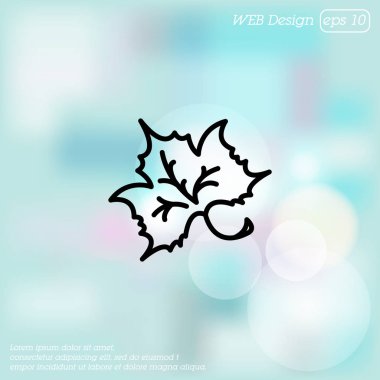 Akçaağaç yaprağı simgesi