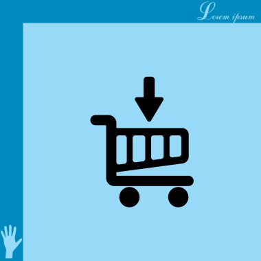 Alışveriş arabası simgesi