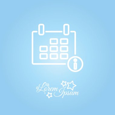 Takvim Web satırı simgesi