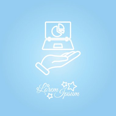 el düz simgesi içinde laptop 