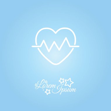 kalp kardiyogramı simgesi