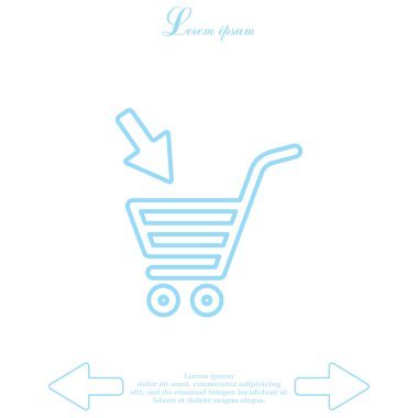 Alışveriş arabası simgesi