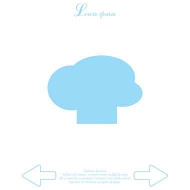 aşçı şapkası simgesi