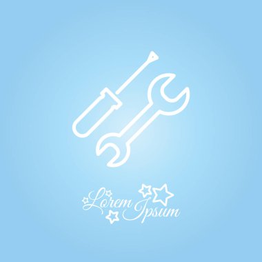 Araçlar düz simgesi