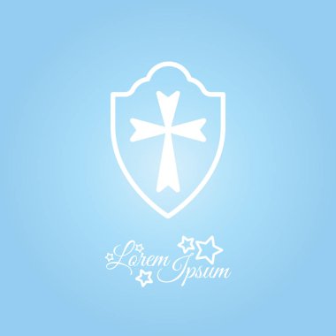 Düz simgesi ile kalkan