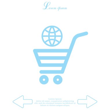 Alışveriş arabası simgesi