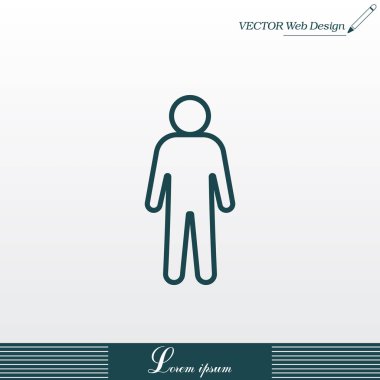 Erkek satırı simgesi