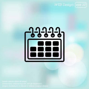 Takvim satırı simgesi