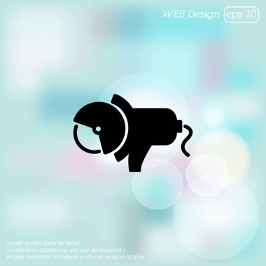 açılı taşlama düz simgesi