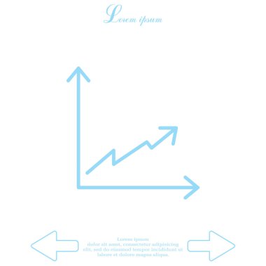 grafik satırı simgesi