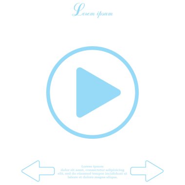 düğme web simgesi oynamak