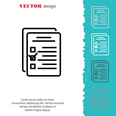Denetim listesi web satırı simgesi
