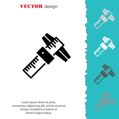 Destekleri düz simgesi