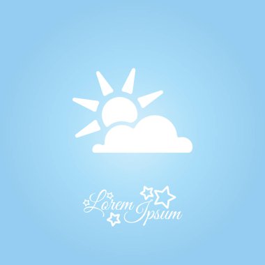 Güneş bulut simgesi