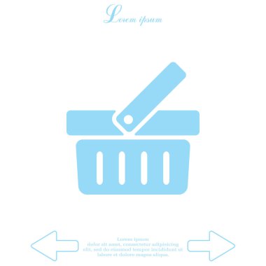 Alışveriş sepeti simgesi