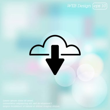 Cloud download işaret