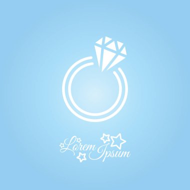 Elmas yüzük simgesi 
