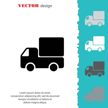 Teslimat kamyonu simgesi