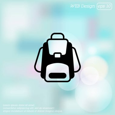 sırt çantası web simgesi