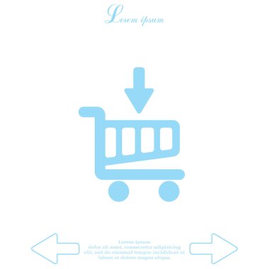 Alışveriş arabası simgesi