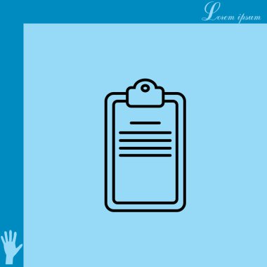 Denetim listesi web satırı simgesi