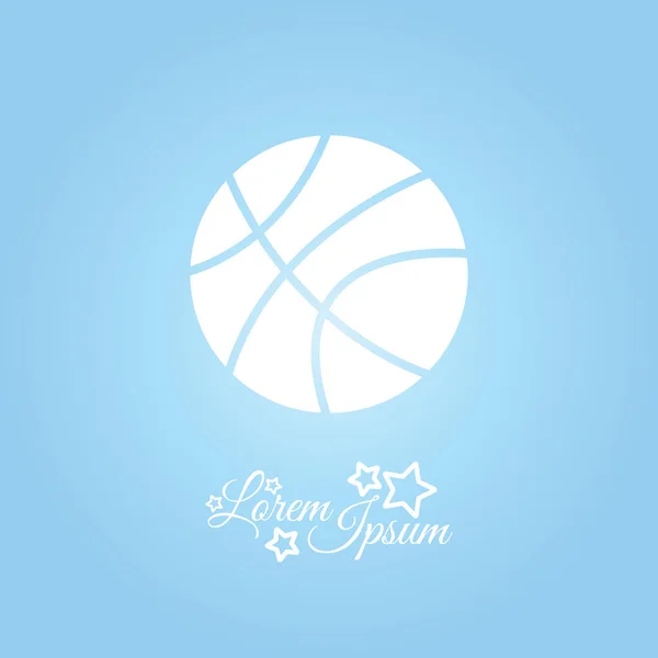 Icono web de baloncesto — Vector de stock