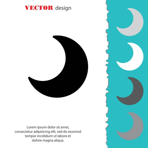 Sun and moon icon — Stock Vector