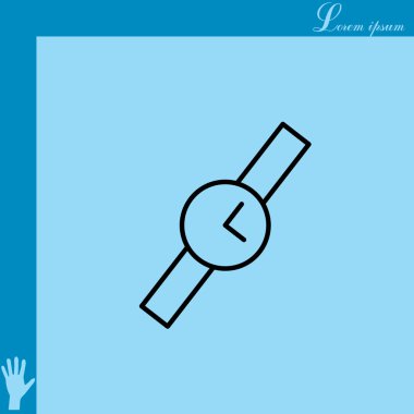 kol saati satırı simgesi