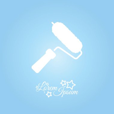 boya fırçası yassı simgesi