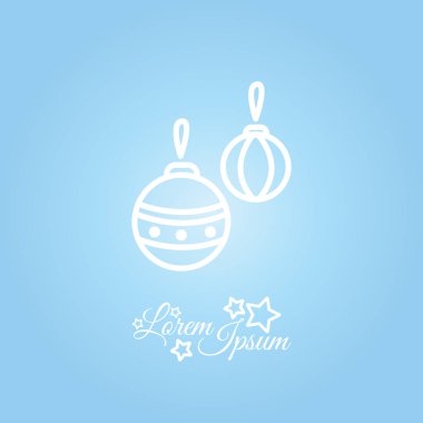 Noel topları simgesi