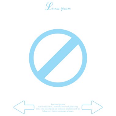 Kısıtlı simgesi tasarım