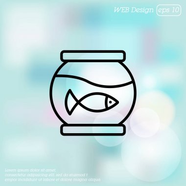 Akvaryum satırı simgesi