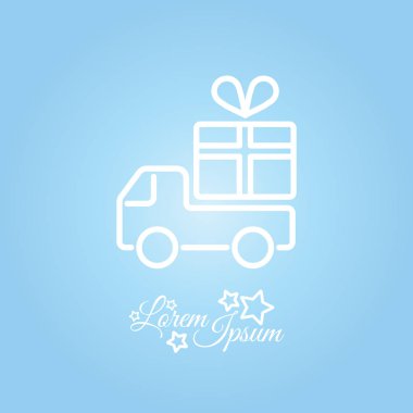 bir hediye ile kamyon