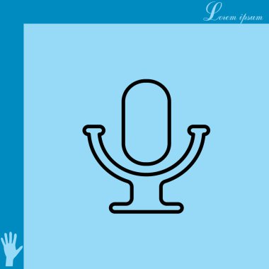 Mikrofon hattı simgesi