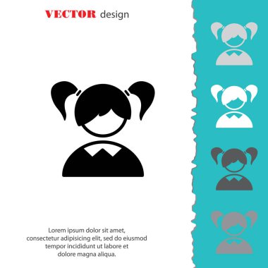 Kız öğrenci web simgesi