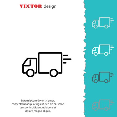 Teslimat kamyonu simgesi