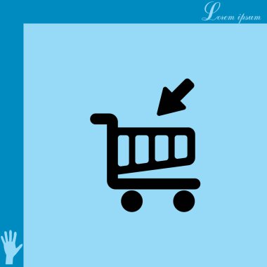 Alışveriş arabası simgesi