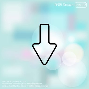 Satırı simgesi aşağı ok