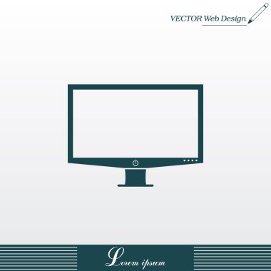 Monitör simgesini imleç ok ile