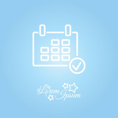 Takvim Web satırı simgesi