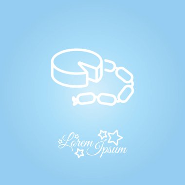 Peynir ve sosis simgesi