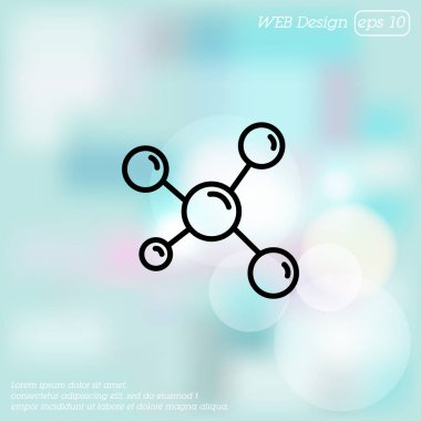 molekül web simgesi
